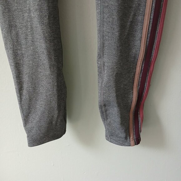 LuluLemon Women's Size 6 Take Hike Leggings Heathered Gray Stretch‎ High Waist - Picture 4 of 11